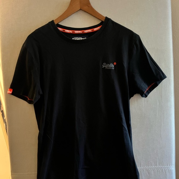 Superdry Classic Black Short Sleeve Tee - Picture 1 of 5